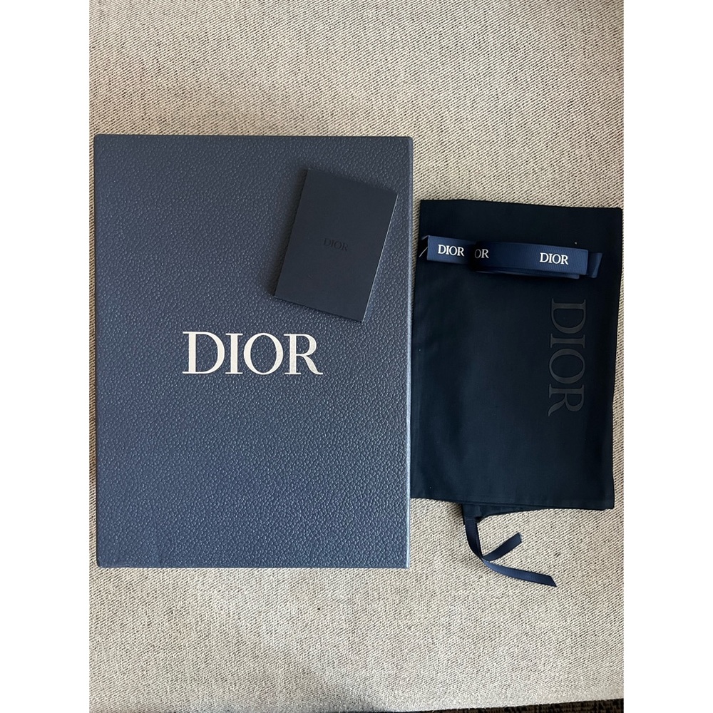 DIOR Large Empty Dark Blue Shoe Box